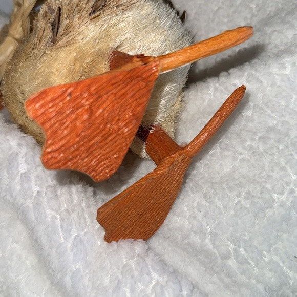 Vintage straw/feathers duck set of three -family - Picture 10 of 14